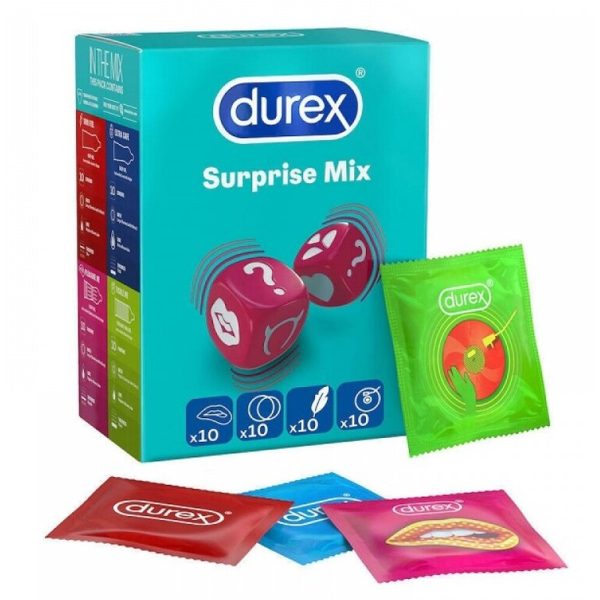 7030891x1 Durex Surprise Me Variety Condoms 40 Pack