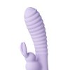 Rechargeable 12-Speed Rabbit Vibrator Purple