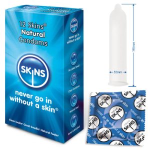 SKN12x Skins Condoms Natural 12 Pack
