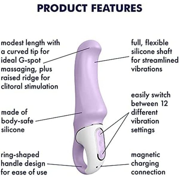 016426x4 Satisfyer Vibes Charming Smile Rechargeable G-Spot Vibrator