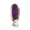 10COTLPLx3 Rocks Off Cocktail Remote Control Couple's Vibe Purple