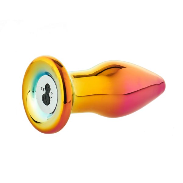 21941x3 Glamour Glass Remote Control Butt Plug