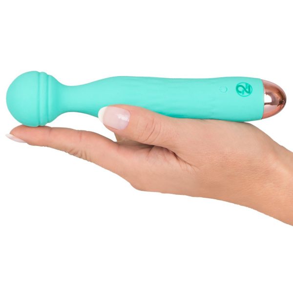 551147x2 Cuties Silk Touch Rechargeable Mini Vibrator Gree