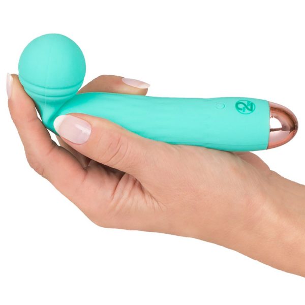 551147x3 Cuties Silk Touch Rechargeable Mini Vibrator Gree