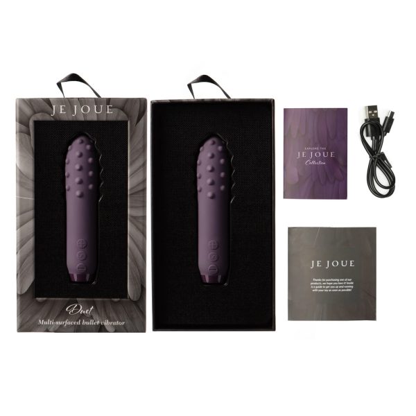 972632x4 Je Joue Duet Multi Surfaced Bullet Vibrator Purple