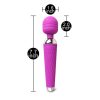 10 Speed Purple Rechargeable Magic Wand