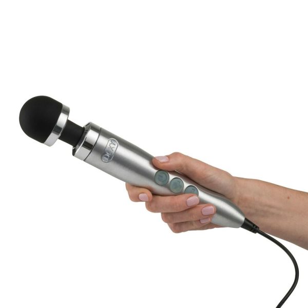 DOXY3UKx3 Doxy Wand Massager Number 3 Silver