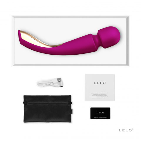 LELO7789x3 Lelo Smart Wand 2 Large Deep Rose