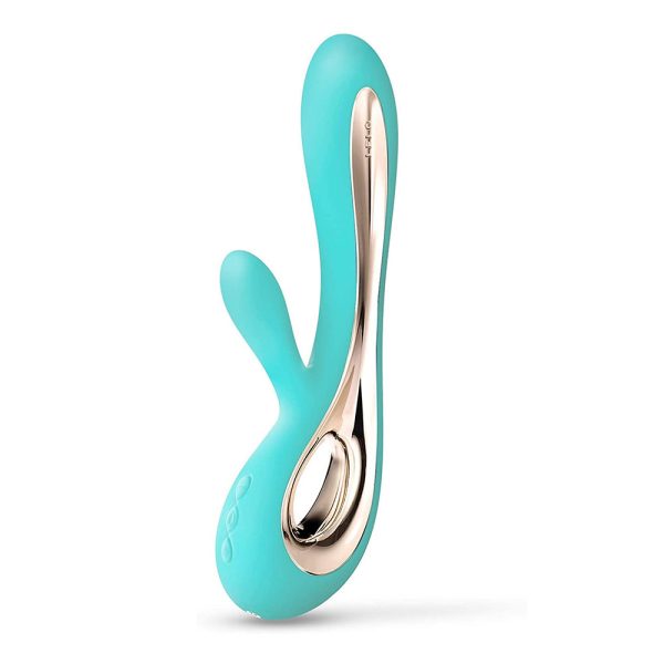 LELO7826x1 Lelo Soraya 2 Dual Rabbit Vibrator Aqua