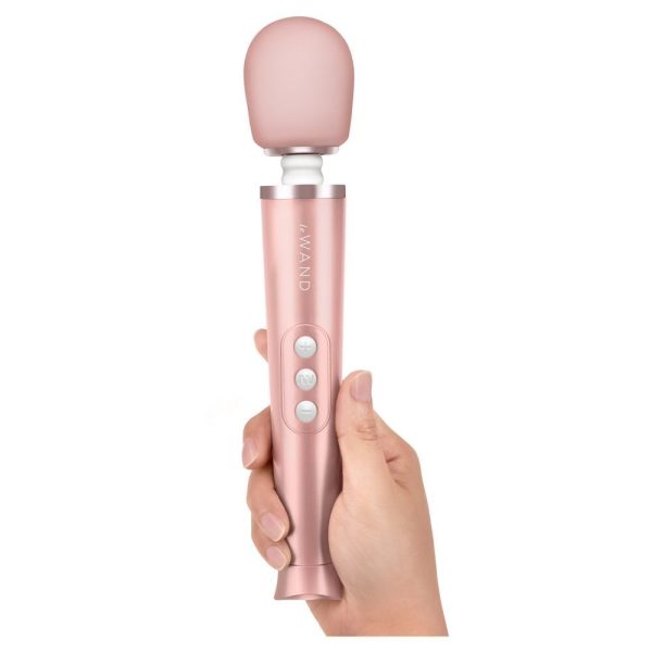 LW-07RGx2 Le Wand Petite Gold Travel Rechargeable Wand