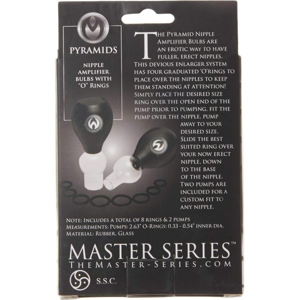 MSAD461x4 Master Series Nipple Amplifier Enlargement Bulbs With O Rings