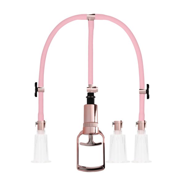 PMP025ROSx1 Pumped Clitoral and Nipple Pump Set