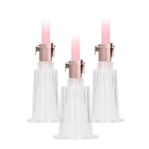 PMP025ROSx2 Pumped Clitoral and Nipple Pump Set