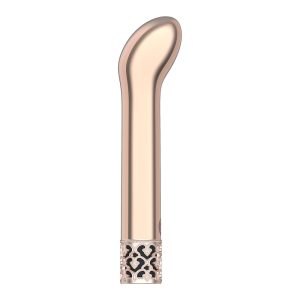 ROY001ROSx1 Royal Gems Jewel Rechargeable G Spot Bullet Rose Gold