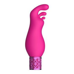 ROY013PNKx1 Royal Gems Exquisite Rechargeable Silicone Bullet Pink