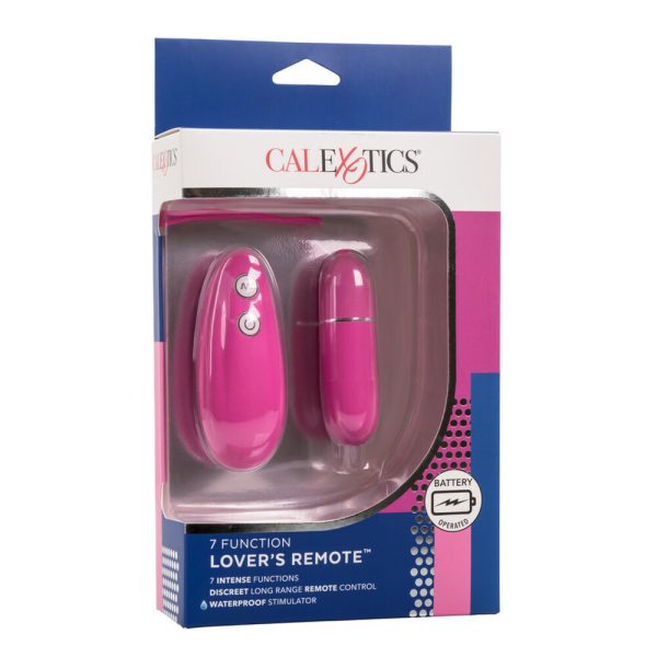 SE-0076-10-3x4 Posh 7 Function Lovers Remote Bullet
