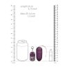 SHT025PURx3 10 Speed Remote Vibrating Egg BIG Purple