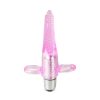 Clear Pink Vibrating Tongue Finger Vibrator
