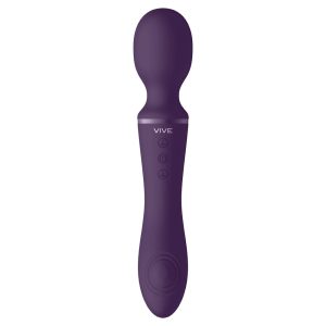 VIVE019PURx1 Vive Enora Double Ended Rechargeable Wand