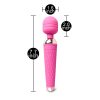 10 Speed Rechargeable Magic Wand Pink