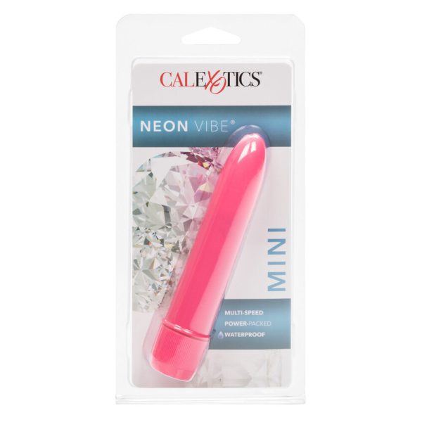 SE-0542-04-2x4 Neon Pink Multi Speed Mini Vibrator